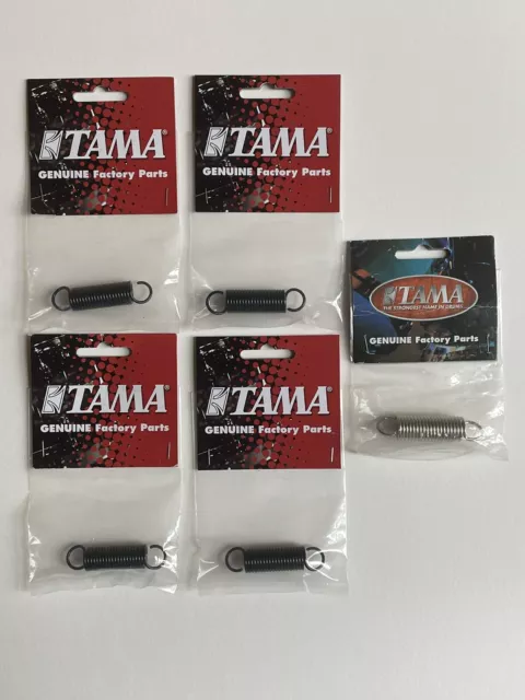 Tama Iron Cobra Bass Drum Pedal Springs X 5 - HP900-7R & HP900-7H - Job Lot BNIB