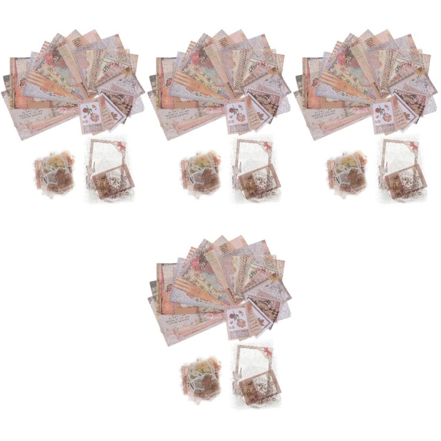 4 Sets  von Scrapbooking Supplies Journal DIY Kit Journals Planer Papieraufklebe
