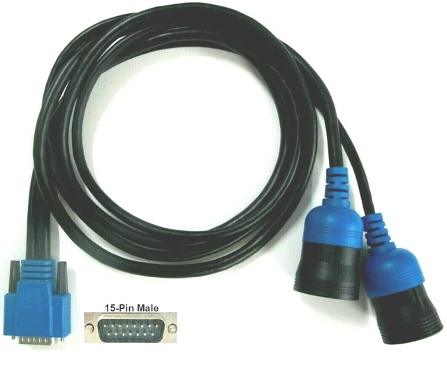 5FT Compatible Replacement Nexiq 405048 6 & 9 Pin Deutsch Y Cable For USB Li - Foto 9