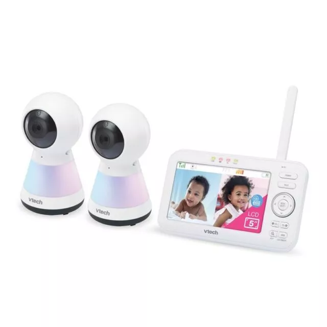 VTech VM5255-2 Digital 2 Camera Video Baby Monitor System