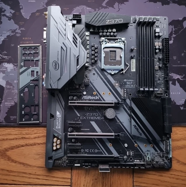 ASROCK Z370 EXTREME4 Intel LGA1151-2 ATX Motherboard TPM 2.0 card intel ...