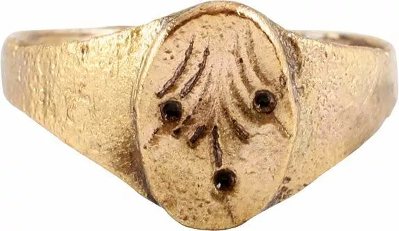 Renaissance European Ring, 16Th-17Th Century Ad, Size 8 ¼