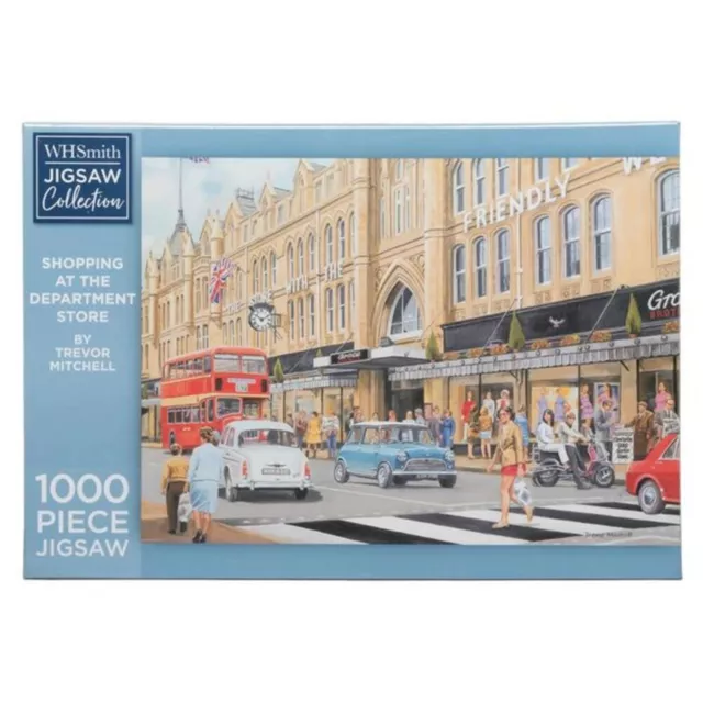 WHSmith Shopping At The Department Store 1000 Piece Jigsaw Puzzle For Ages 3+