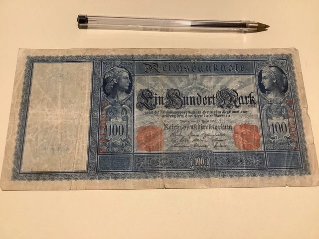 Germany old vintage bank note old money Ref A363