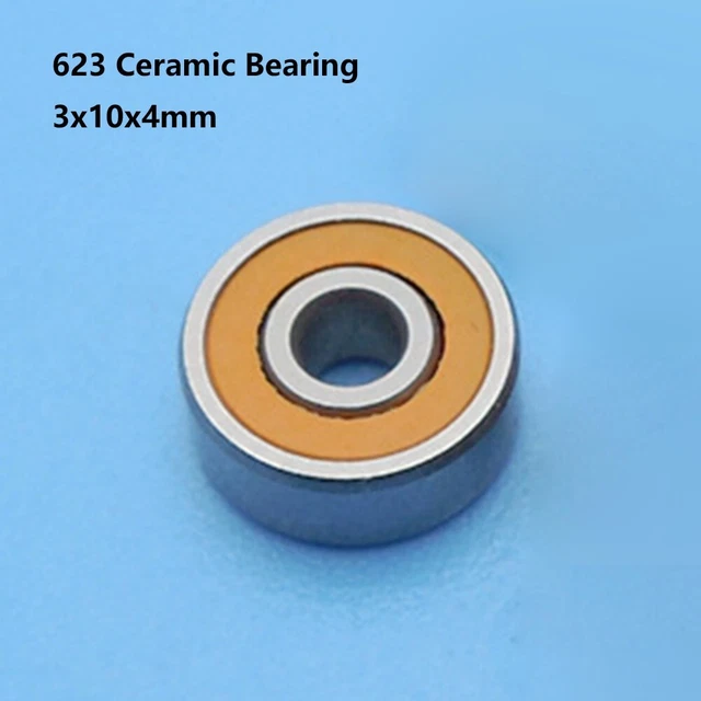 Uxcell 16 Cuscinetti A Sfera 623-2RS 3x10x4 Mm - Acciaio Cromato, Doppia Tenuta In Gomma, Livello Di Rumore Z2, Per Elettroutensili E Modellismo