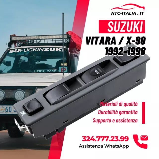 Pulsantiera interruttori alzacristalli lato guida ✨Suzuki Vitara✨ 1992-98 VRK2