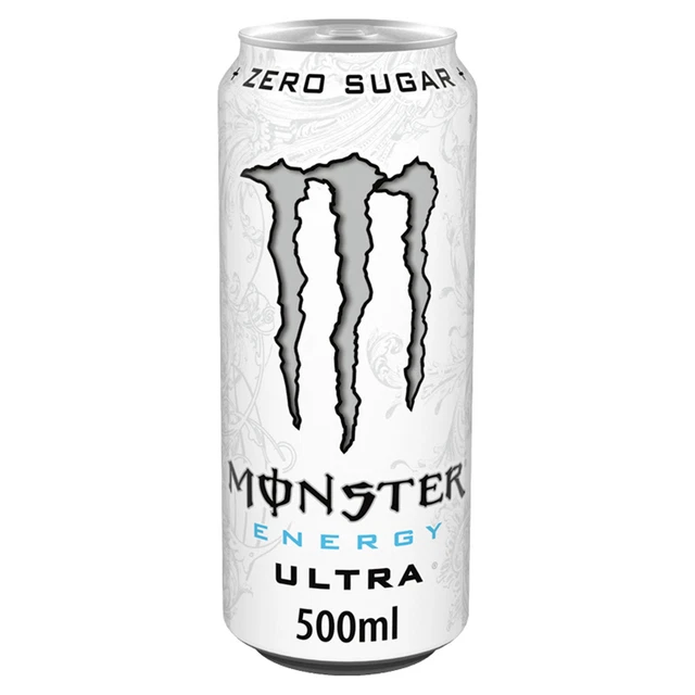 MONSTER ENERGY ULTRA Zero sugar Energy Drink 500ml, Pack of 12 £14.50