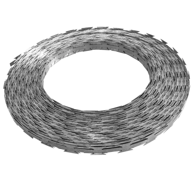 BTO-22 NATO Razor Wire 100 m Steel vidaXL