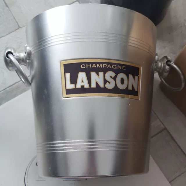 seau à champagne Lanson ,made in France ,H: 20cm