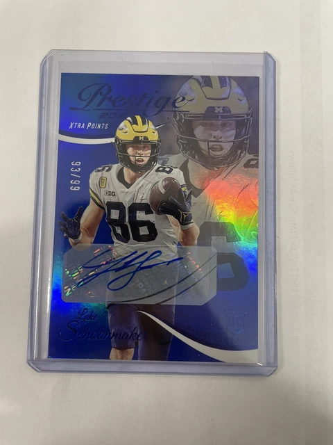 2023 Panini Prestige Luke Schoonmaker  Auto Dallas Cowboys  /99 Rookie