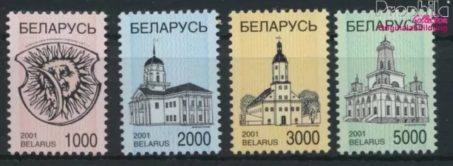 Weißrussland 430-433 (completa edizione) MNH 2001 Simboli e Architett (9592031