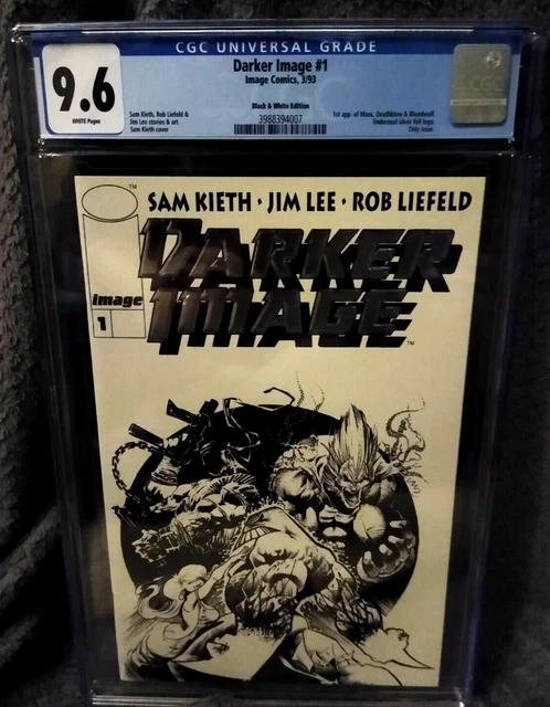 DARKER IMAGE #1 CGC 9.6 NM+ Image 1993 - Black/White - 1st app Maxx, Deathblow