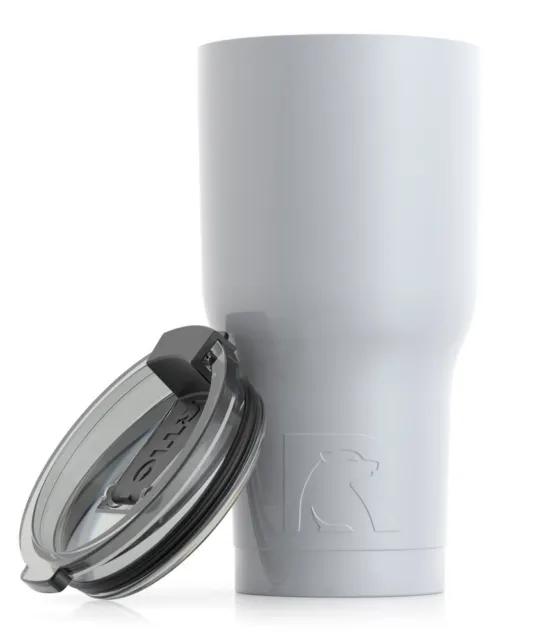 RTIC 20 oz Tumbler Hot Cold Double Wall Vacuum Insulated 20oz WHITE 3