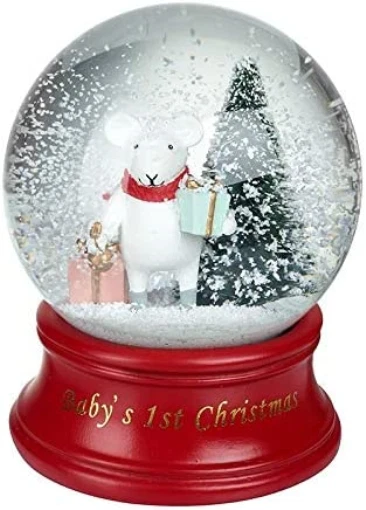 Heaven Sends il primo globo di neve natalizio del bambino