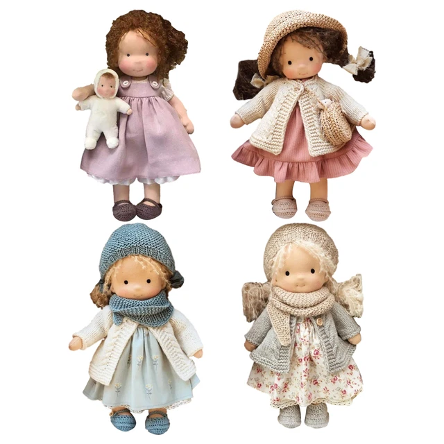 Handmade Plush Doll Plush Toy Little Girl Dolls Cartoon Birthday Gift
