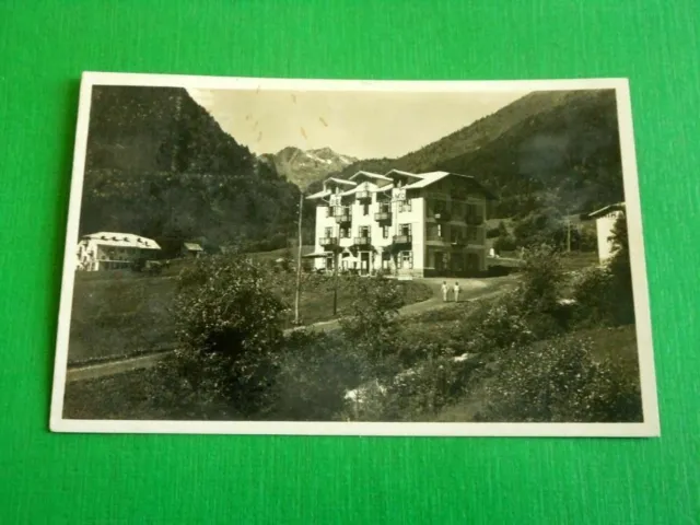 Cartolina Antica Fonte Pejo - L' Albergo Miramonti 1946.