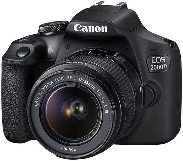 Canon EOS 2000D / Rebel T7 DSLR Camera with 18-55mm Lens  + Creative Kit 2