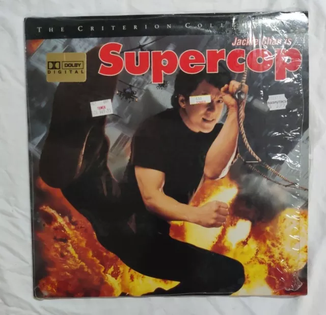 Supercop (1992) Laserdisc Pantalla Ancha Colección Criterion Jackie Chan