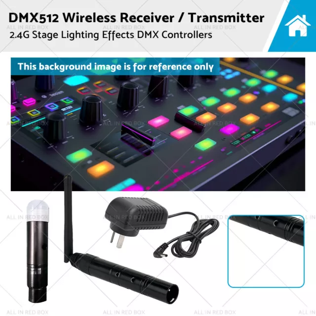 Wireless DMXController XLR Receiver Transmitter 2.4G Stage DMX512