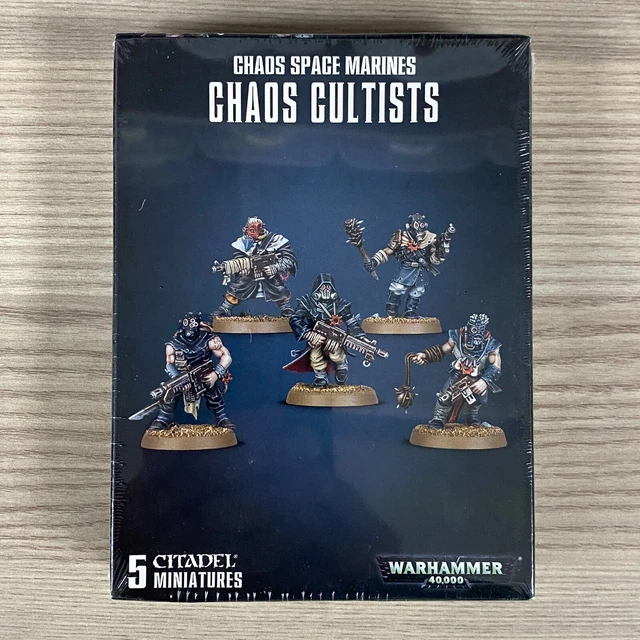 Warhammer 40k - 10 Cultistes Du Chaos (Space Marines) - Neufs, Démontés