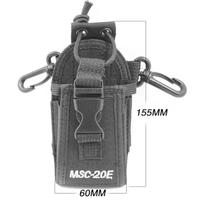 Extérieur Tactique Radio Talkie-Walkie Support Sac Sûr Pochette Étui + Lanière