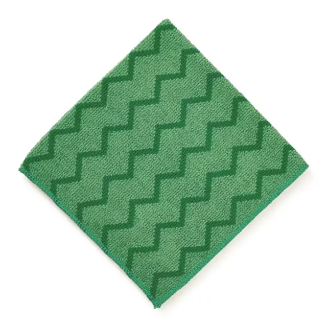 NEW Rubbermaid Q620 HYGEN 16"x16" Microfiber General Purpose Cloth 6 Pack Green