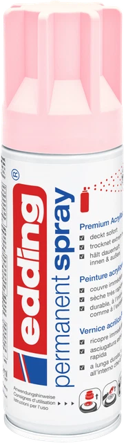 Edding e-5200 perm.spray pastellrosa sdm. D/F 4-5200914