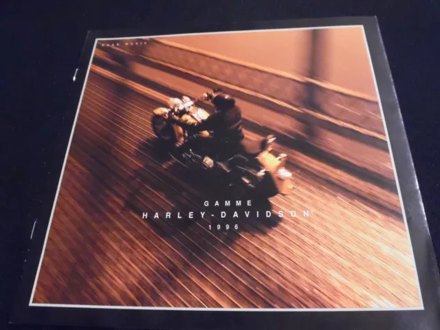 Prospectus catalogue brochure gamme Moto Harley Davidson 1996 – 12 pages
