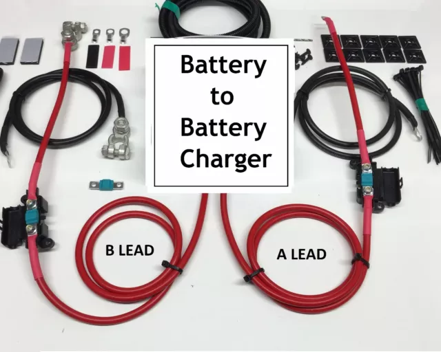 12v 20amp B2B DC/DC Battery to Battery charger wiring Kit CTEK D250SA D250SE