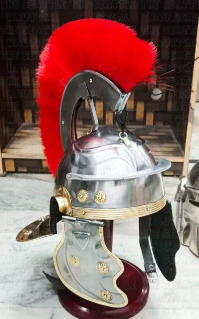 Collectibles Medieval Imperial Soldier Roman Centurion Helmet Halloween Gift