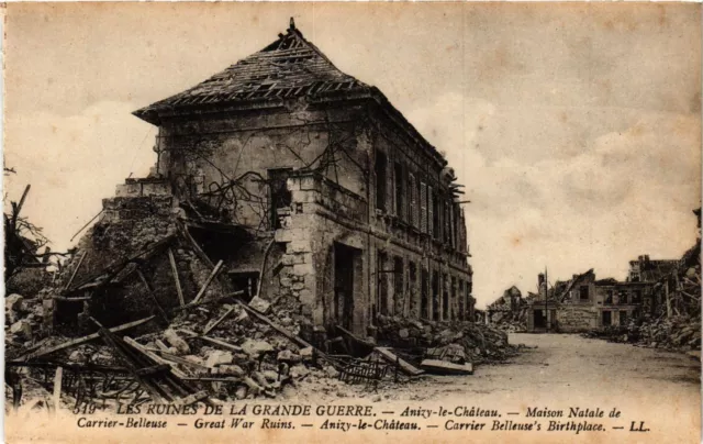CPA MILITAIRE Les Ruines de la Grande Guerre-Anizy le Chateau, Maison (316186)
