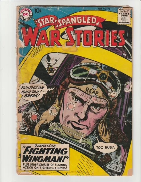 Star Spangled War Stories #78 DC Comic Book 1.5 Fair / Good