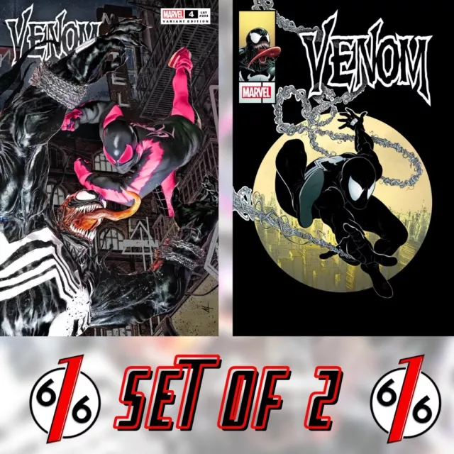 🚨🔥🕷 VENOM #4 SET TURINI 616 Trade Dress Variant & Yardin Homage LTD 3000