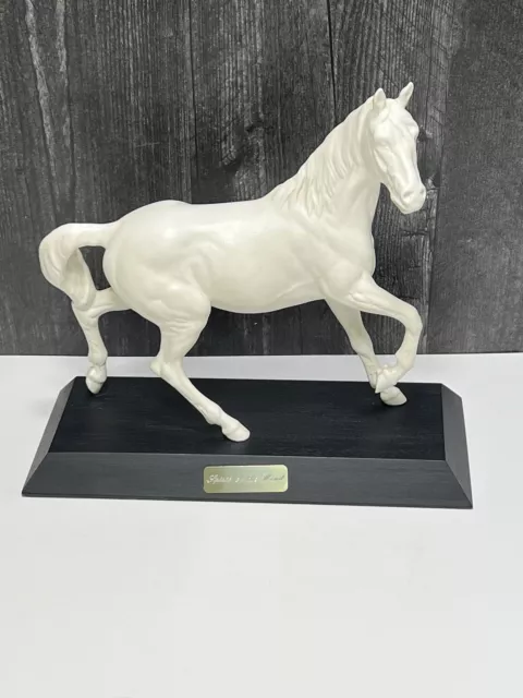 Beswick Spirit of the Wind Matte White Horse Figurine on Plinth Model 2688