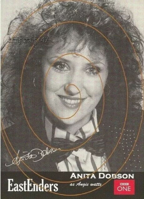 Publicity Card. Eastenders.  {Angie Watts}