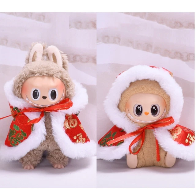 17cm Labubu Plush Doll Traditional Costume - Monkey God Wu Kong main image 1