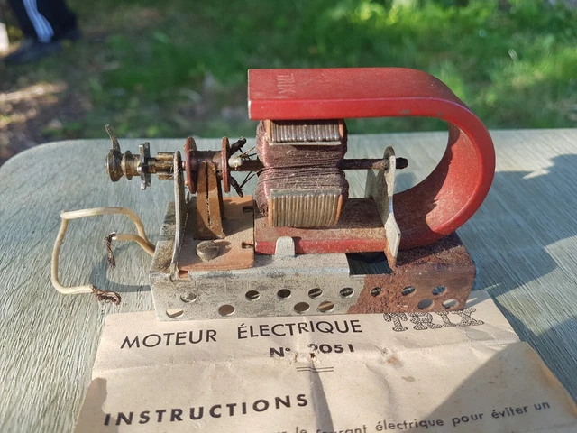 Ancien Moteur électrique En Courant Continu / Electric Motor Gleichstrom Trix Imgx1200 4209