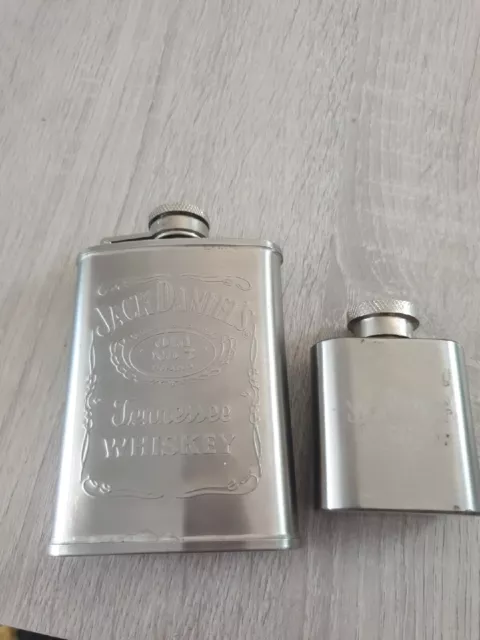 Jack Daniels Flasks X 2