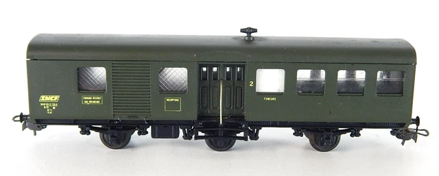 Kit Voiture HO 1/87 RMA CPMR ZA1285 - Voyageurs Type DEV - 260 Mm - À Monter