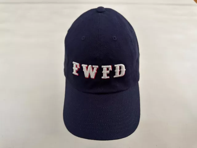 New FWFD  Embroidered Graphic Blue Adjustable Baseball Hat One Size