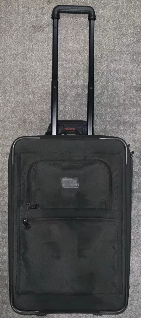 TUMI Alpha 21” Upright Wheeled Carry On Ballistic Nylon Luggage 2210D3