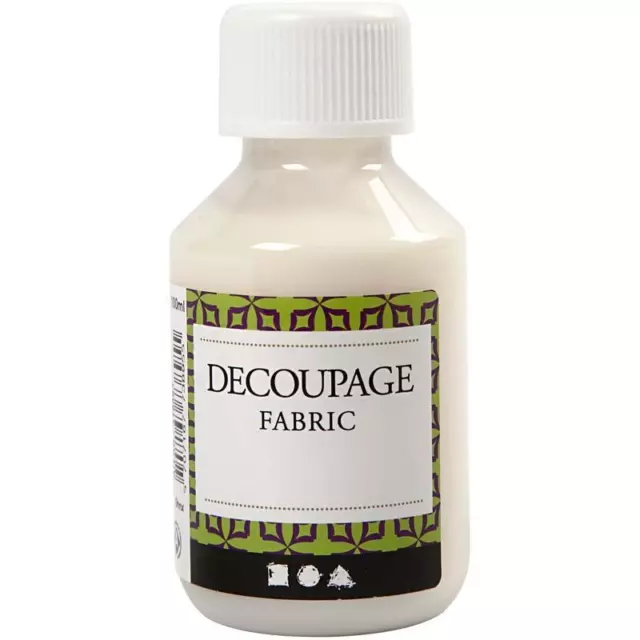 Decoupage Fabric Lacquer Sealing Glue 100ml Napkins Material Craft Iron On Make