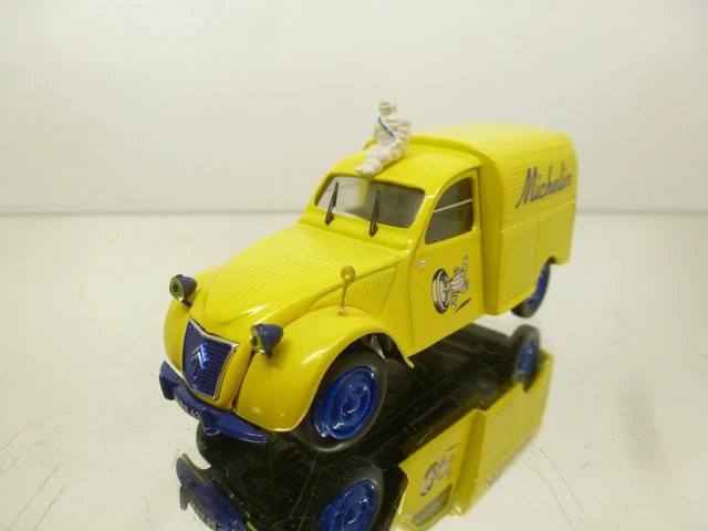 Modèle Réduit Citroën 2CV AZU "Postes" Norev échelle 1:43 - Fourgonnette Verte 1955, Neuve
