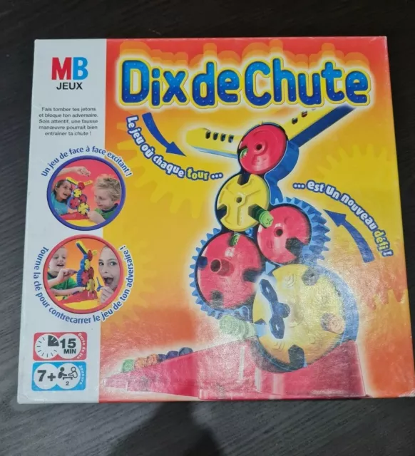 Jeu de société vintage Dix de Chute MB Jeux de 1992 – La Roue du Passé