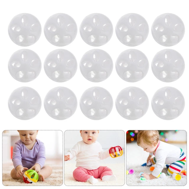 50 PCS Lärmmacher Ersatz Spielzeug Rasseln Kind Neugeboren Eierbecher