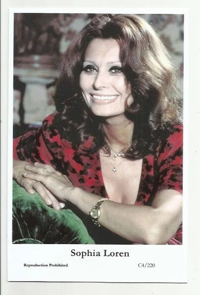 (Bx32) Sophia Loren Swiftsure Photo Postcard (C4/220) Filmstar Pin Up Glamour