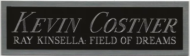 Kevin Costner Field Of Dreams Nameplate For Autographed Signed Baseball Item