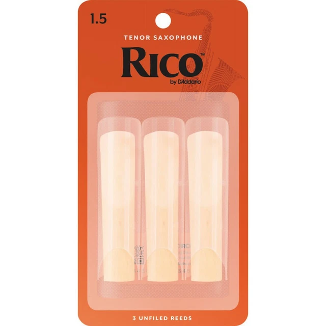 D'Addario RKA0315 - Anches saxophone ténor, force 1.5, boîte de 3