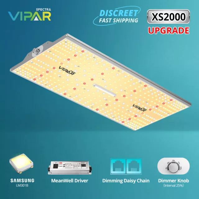 VIPARSPECTRA XS2000 LED Grow Light Full Spectrum for Indoor Plants VEG Flowers