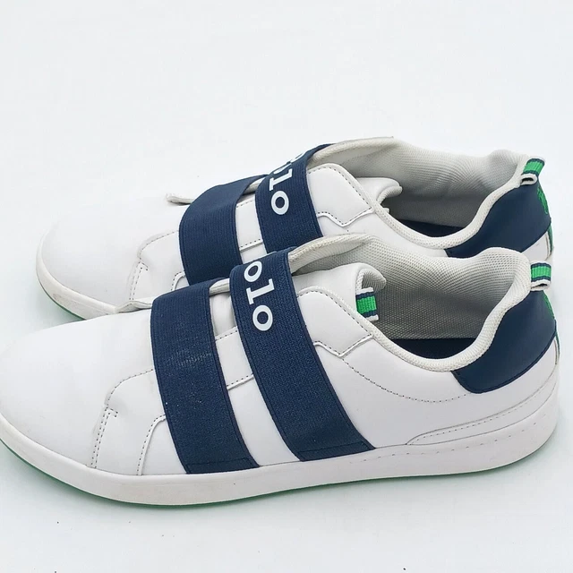 Zapatillas ralph lauren blancas hombre clearance